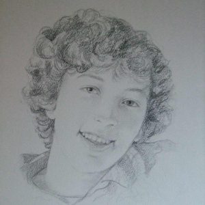 getekend portret jongeren